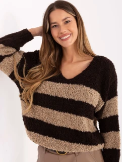 Jumper MI SW WK3031.22 tmavě hnědý