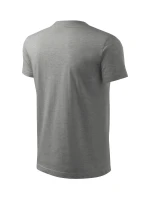 Classic New tričko pánské tmavě šedý melír Classic New tričko pánské tmavě šedý melír