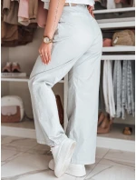 Dámské kalhoty se širokými nohavicemi MOBISKA modrá FashionStreet UY2619