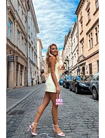 Dámské sandály na podpatku z imitace kůže růžové Palmer Dámské sandály na podpatku z imitace kůže růžové Palmer