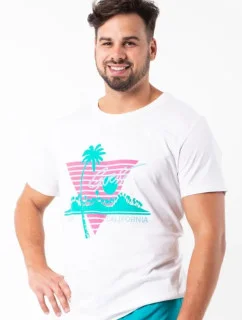 Pánské tričko F92I03JR03D A009 bílá - Guess