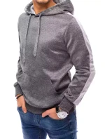 Pánská tmavě šedá mikina FashionStreet BX5122