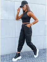 Dámské padákové kalhoty NECTI black FashionStreet UY1637