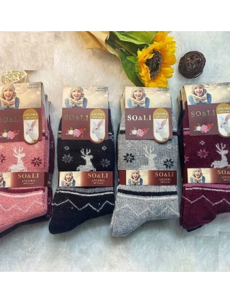 WiK 002 dámské ponožky Angora 111 35-42