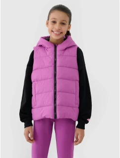 Dívčí rukávy bez rukávů se syntetickou výplní 4F 4FJWSS25TVJAF166-50S