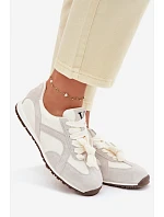 Semišové Dámské Tenisky Vinceza 86427 Šedé