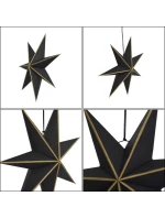 FSC 18x75CM ČERNÁ 7 ARMÁDY MICA DEKORATIVNÍ PAPÍR ZÁVĚSNÝ STARLET