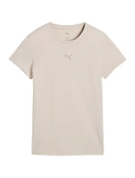 Dámské tričko Puma Ess Centered Cat Logo Tee, světle béžové, 692916 82