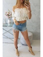 Španělská halenka ecru Španělská halenka ecru