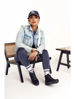 Dámské Vysoké Tenisky Na Velké Podrážce BIG STAR FF274244 černé Dámské Vysoké Tenisky Na Velké Podrážce BIG STAR FF274244 černé