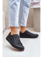 Zateplené dámské tenisky Big Star OO274A462 černé Zateplené dámské tenisky Big Star OO274A462 černé