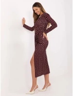 Šaty IT SK 21625 3.27 bordó