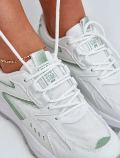 Dámské sportovní boty Big Star HI-POLY SYSTEM – bílá/mátová