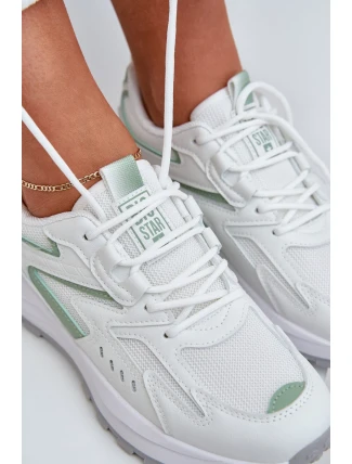 Dámské sportovní boty Big Star HI-POLY SYSTEM – bílá/mátová