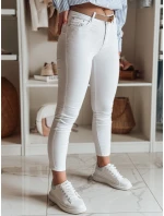 Dámské džínové úzké kalhoty TRENZI white FashionStreet UY2443 Dámské džínové úzké kalhoty TRENZI white FashionStreet UY2443