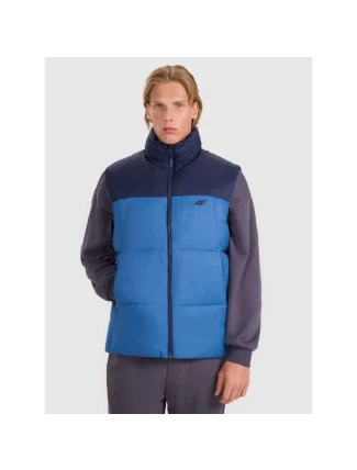 Pánské péřové tričko bez rukávů se syntetickou výplní 4F 4FWAW25TVJAM229-030S Pánské péřové tričko bez rukávů se syntetickou výplní 4F 4FWAW25TVJAM229-030S