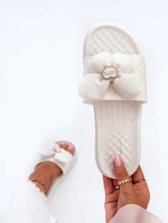 Dámské šedé sandály s ozdobou na nízké platformě Cedrella