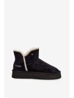 Ženské sněhule na platformě Wrangler 20253093.25Y Černé