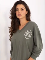 Halenka RV BZ A891.21P khaki barva