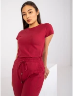 Tričko RV TS 4623.42 bordó Tričko RV TS 4623.42 bordó