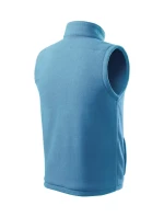 Next fleece vesta unisex azurově modrá