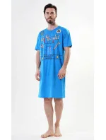 Pánská noční košile s krátkým rukávem Hodinový manžel