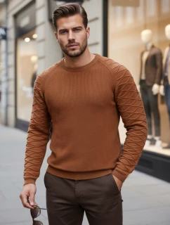 Pánský velbloudí svetr WX2289