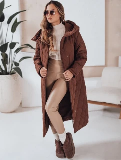 Dámská zimní bunda LIKEMIRA prošívaná hnědá FashionStreet TY4927
