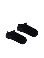 Dětské Mládežnické Ploché Kotníkové Ponožky Černé