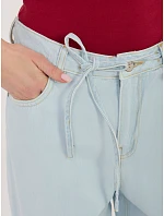 Kalhoty D80033BB62629L221 světle modré