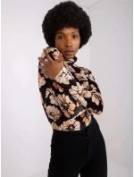 Halenka DHJ BZ N6118.36 černá a béžová Halenka DHJ BZ N6118.36 černá a béžová