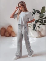 Dámská tepláková souprava oversize SPORT LIKE šedá FashionStreet AY1145