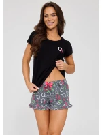 Pyžamo Cornette 520/334 Symboly lásky kr/r S-XL