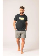 Pánské pyžamo Key MNS 637 A26 cr/r 3XL-4XL