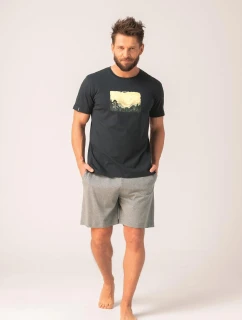 Pánské pyžamo Key MNS 637 A26 cr/r 3XL-4XL