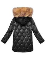 Černá dámská bunda s ozdobným prošíváním J Style (5M3226-392) Černá dámská bunda s ozdobným prošíváním J Style (5M3226-392)