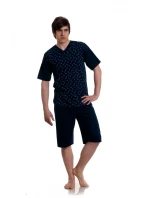 Pánské pyžamo Gucio 1850 v plné délce 4XL-5XL