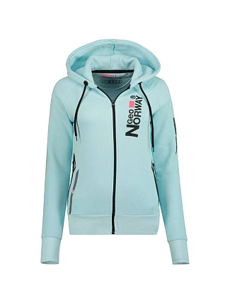 Dámská mikina s kapucí Geographical Norway Fabuleuse EO Lady 100 BLEU CIEL (WU5303F/GNO-SKY BLUE) Dámská mikina s kapucí Geographical Norway Fabuleuse EO Lady 100 BLEU CIEL (WU5303F/GNO-SKY BLUE)