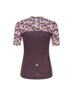 Rogelli ESSENTIAL GRAPHIC dres bordó-korálová L