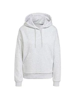 Dámská mikina adidas Essentials Small Logo Feel Cozy světle šedá JN1853