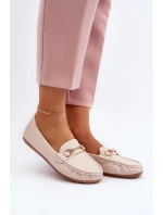 Dámské klasické mokasíny s dekorací Béžová Ainslee Dámské klasické mokasíny s dekorací Béžová Ainslee