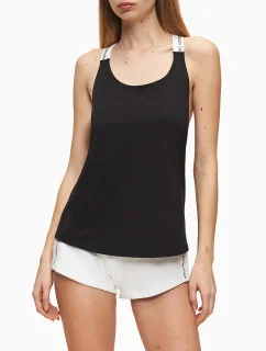 Plážový top KW0KW01002-BEH černá - Calvin Klein