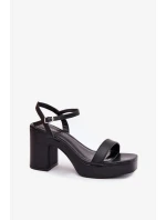 Sandály na podpatku  model 214093 Step in style