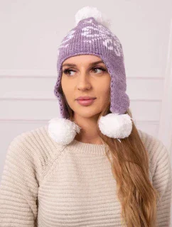 Dámská klapka na uši Balbina K381 světle fialová