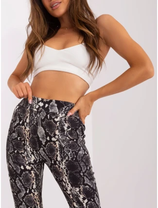 DHJ kalhoty SP 13926 7.52P černá a béžová DHJ kalhoty SP 13926 7.52P černá a béžová