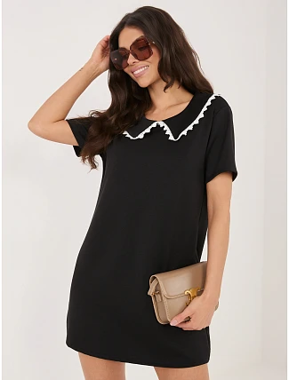 Šaty MI SK 4313.83 černá Šaty MI SK 4313.83 černá