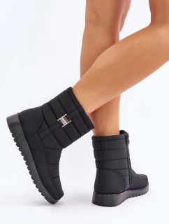 Lehké dámské sněhule 24SN02-7999 černé -Mezitha