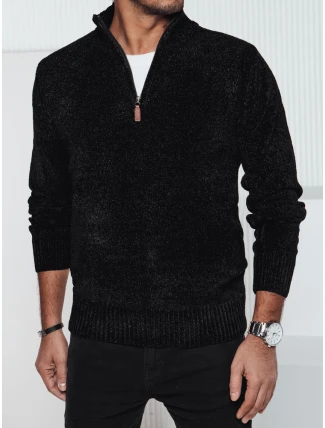 Pánský černý svetr FashionStreet WX2235