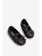 Dětské baletky zdobené flitry Černé Weries Dětské baletky zdobené flitry Černé Weries