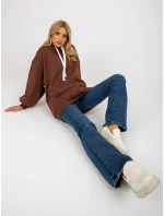 Dámská mikina EM BL 694.20x tmavě hnědá - FPrice Dámská mikina EM BL 694.20x tmavě hnědá - FPrice